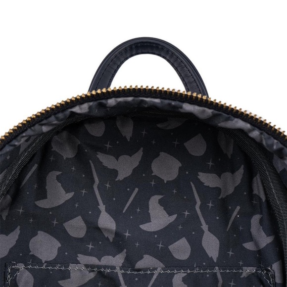 Loungefly Harry Potter Diagon Alley Sequin Mini Backpack and Wallet - Picture 9 of 12